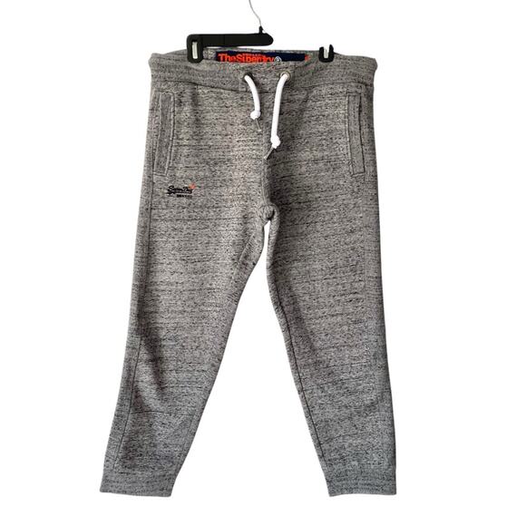Superdry Gray Slim Fit Joggers Orange Label size XL - Picture 4 of 13